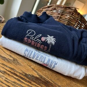 Hollister Heavyweight Boxy Fit Tshirts set of 2 XS